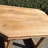 Art Deco table in solid elm