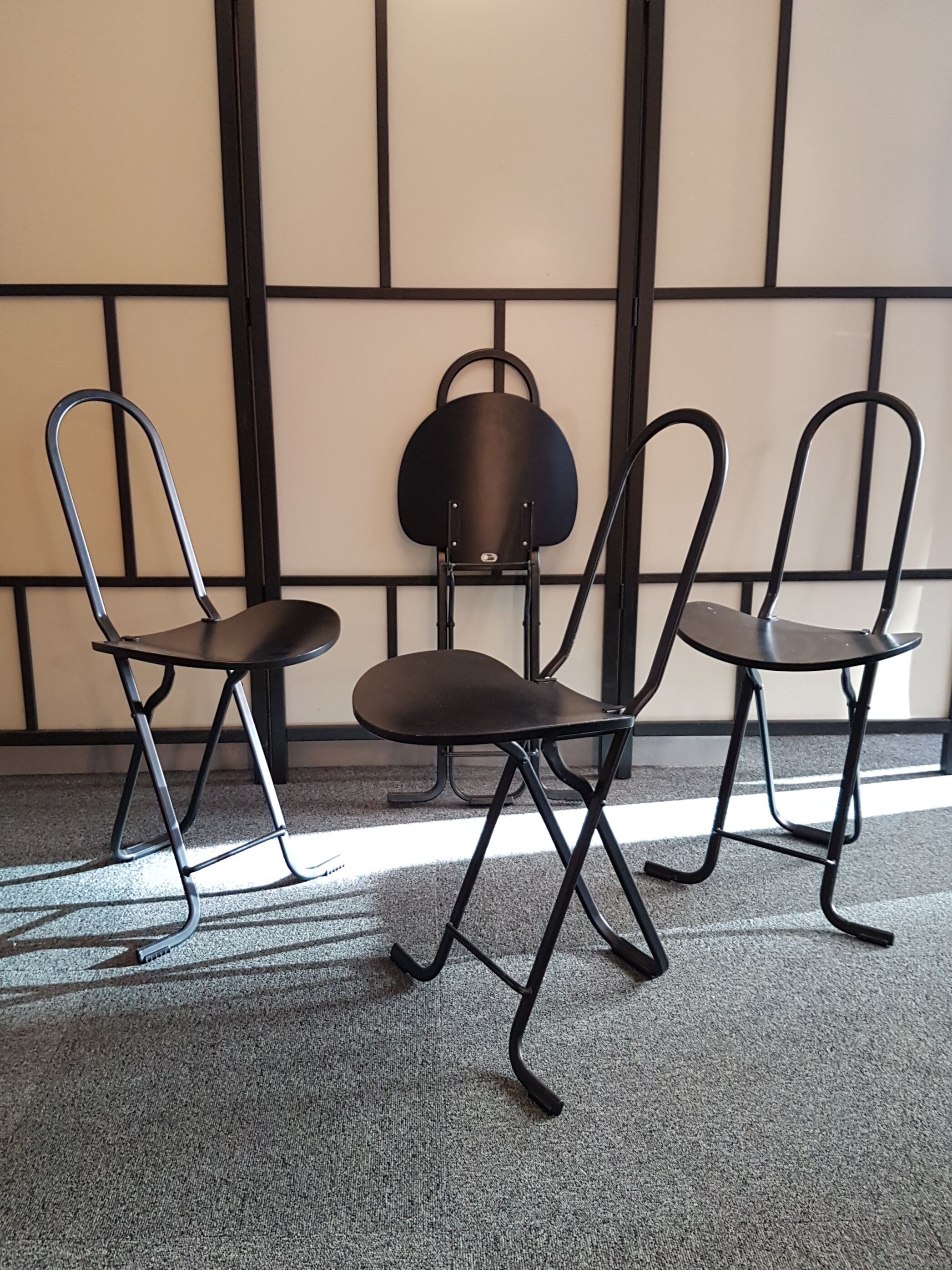 Italian chairs, 80s.