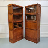 Paire d’armoires de mercerie française C1930