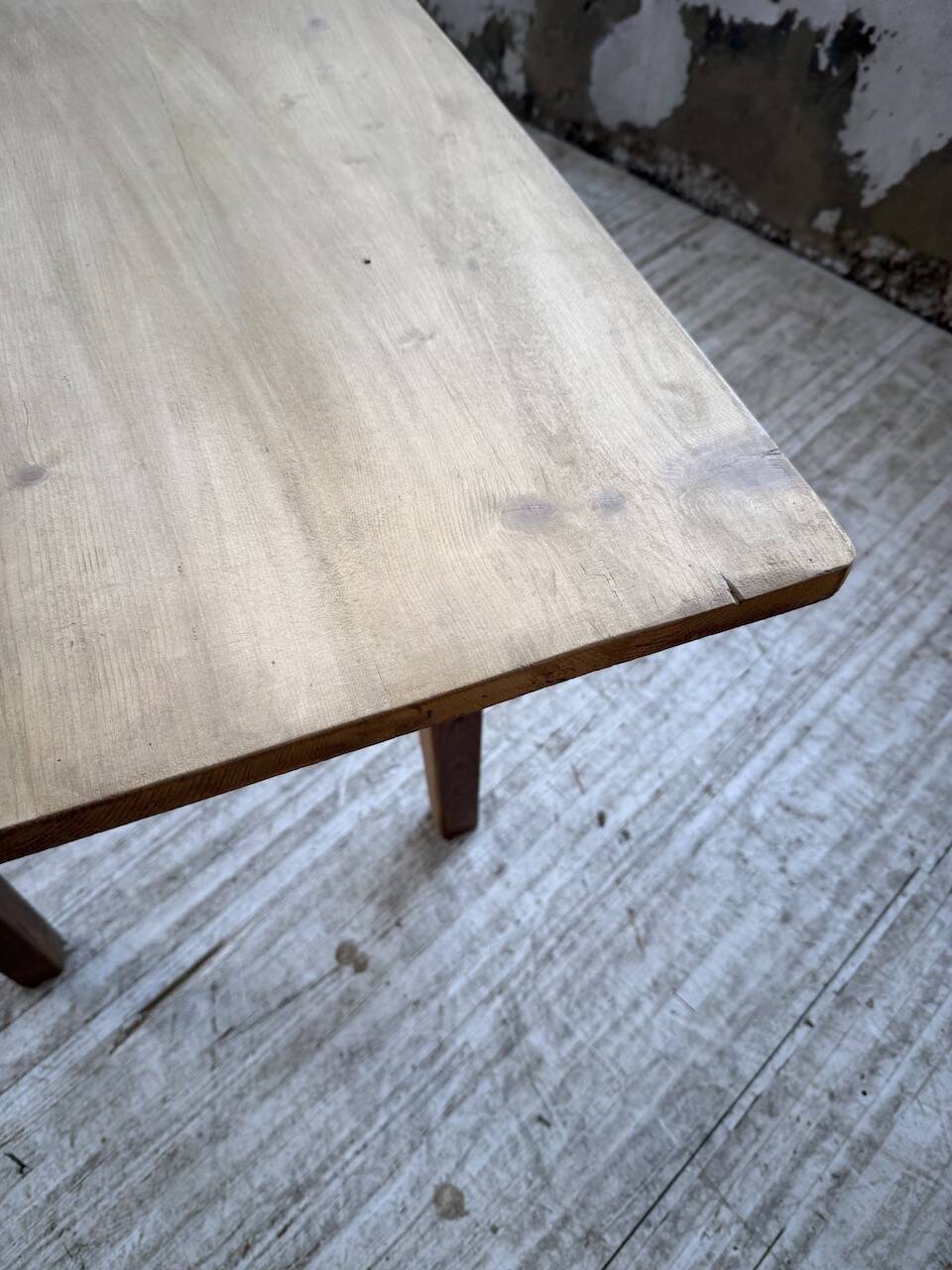 Pine and oak farmhouse table 2m