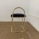Tabouret haut angui / velours - aytm - lot de 2