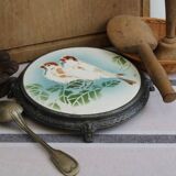 Antique ceramic trivet