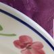 Large vintage flat plate, hand-painted, Italy.