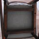 Chaise en skaï blanc des années 60-70