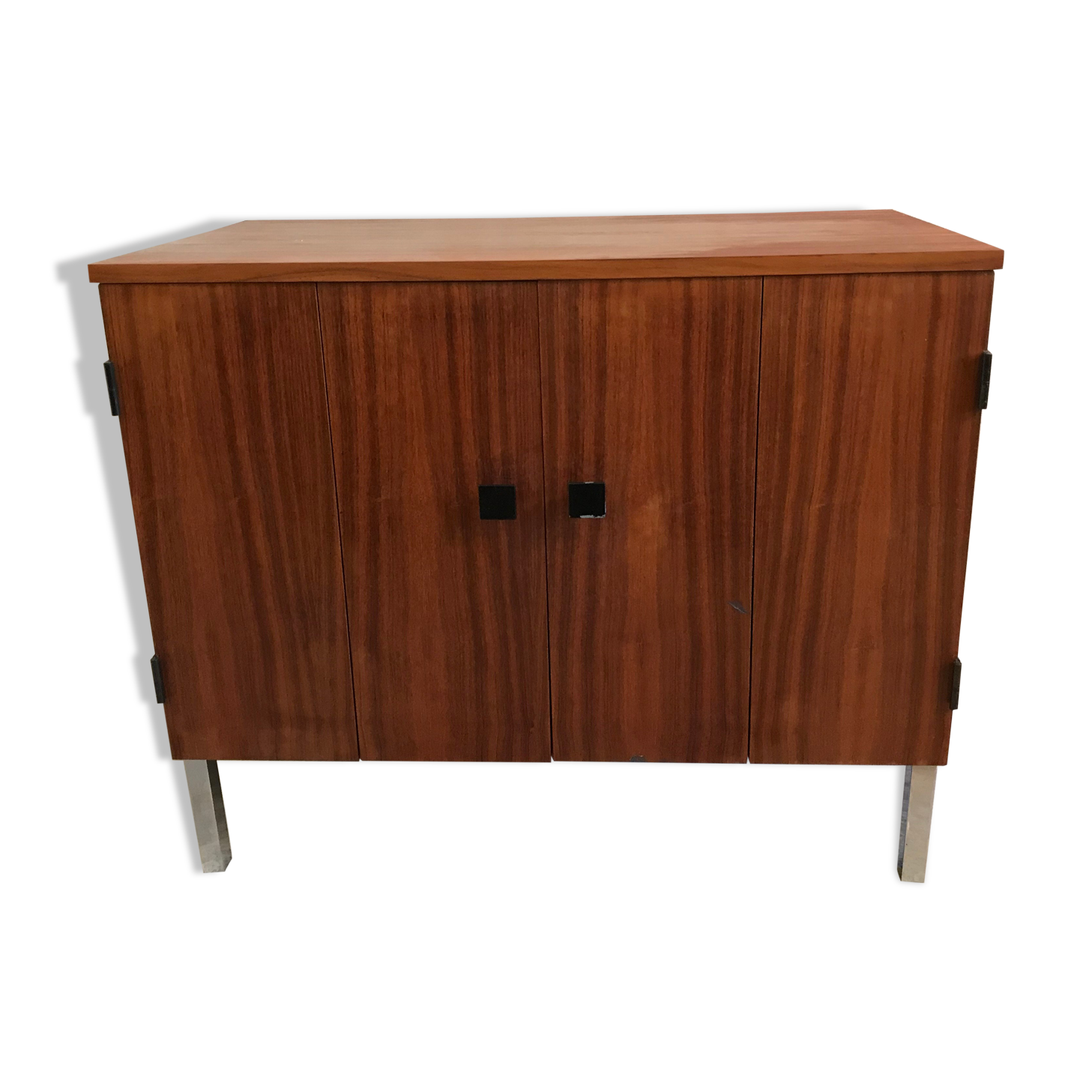 1960's vintage two-door storage unit