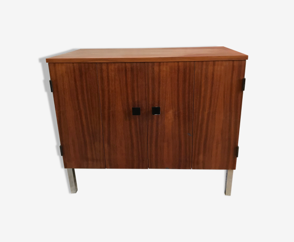 Meuble de rangement vintage 1960 à deux portes