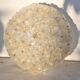 Murano Gold Ceiling Light Flower by Seguso for Venini, Italy, 1960s