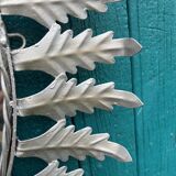 Miroir soleil Sunbunst vintage métal 1960