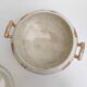 Porcelain soup tureen with heron and bamboo decor