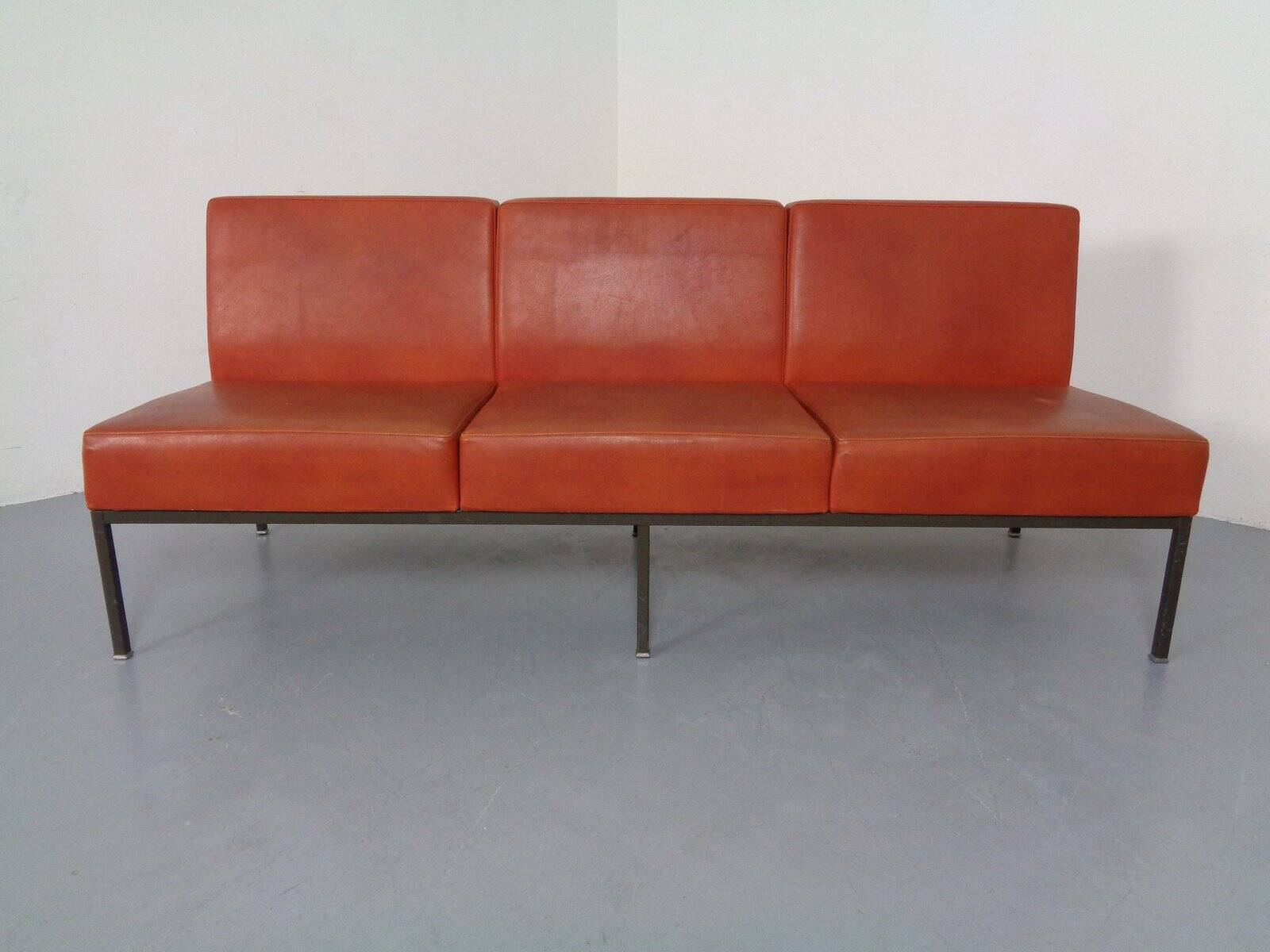 Minimalist 2-Seater and 3-Seater Bench, Germany, 1960s, Set of 2