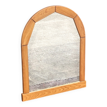 Solid elm mirror