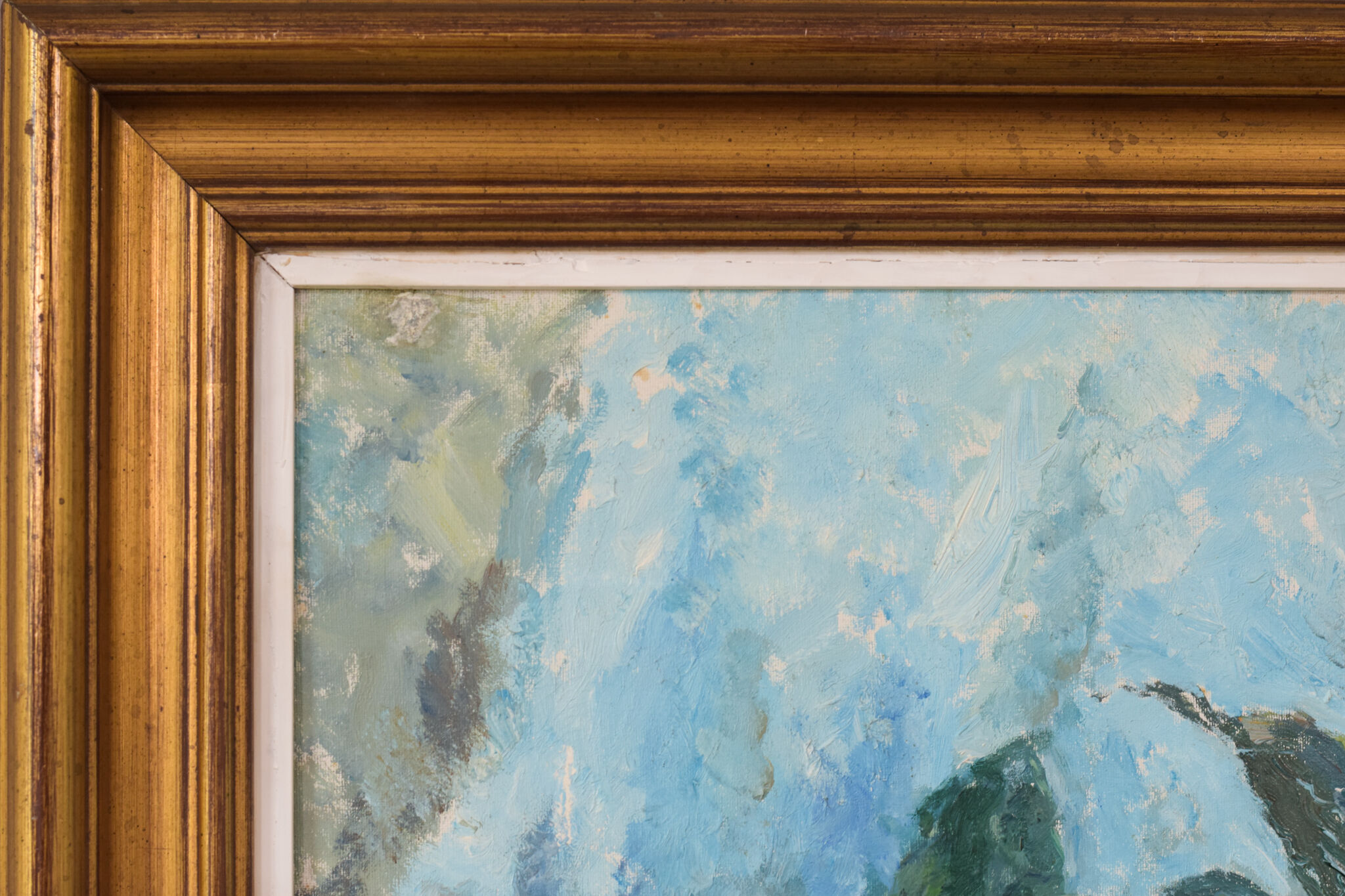 Still life with flowers and photograph