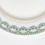 Plat en faïence Royal Boch modèle Carlotta