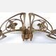 Pleyel art nouveau bronze candle holder
