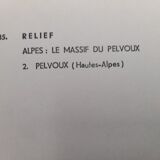 Photographic print mountain, ancient, massif of Pelvoux