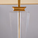 Paire de lampes de table Hollywood Regency lucite 1970 France