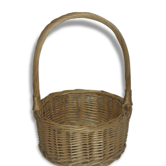 Round basket, rattan basket