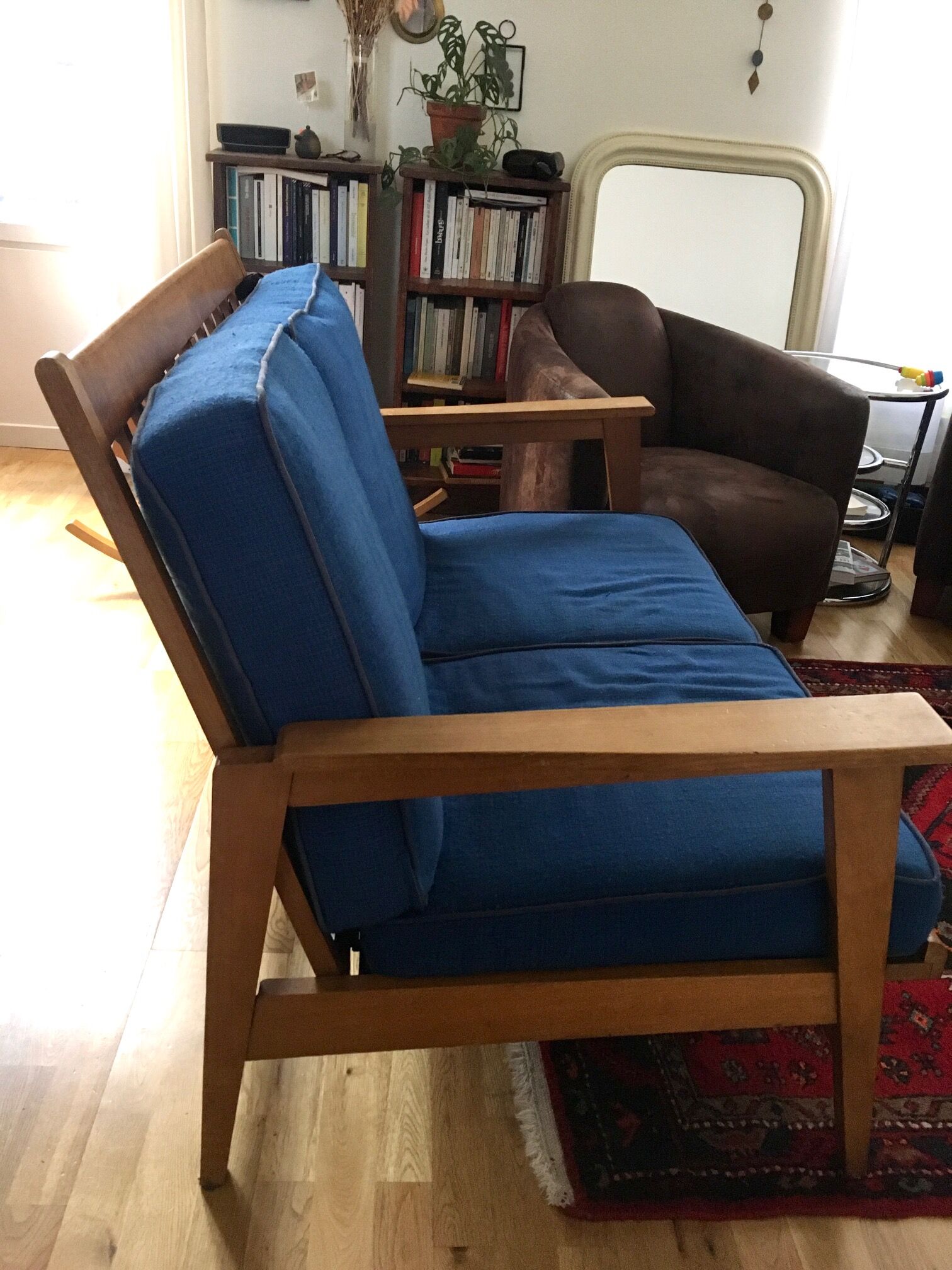 Banquette style scandinave fin années 50