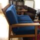 Banquette style scandinave fin années 50
