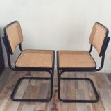 Pair of chairs Marcel Breuer Cesca S32