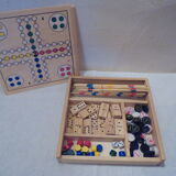 Multiple games wooden box