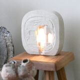 Arsène Galisson stone lamp 1960s