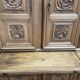Two-body Renaissance carved oak sideboard