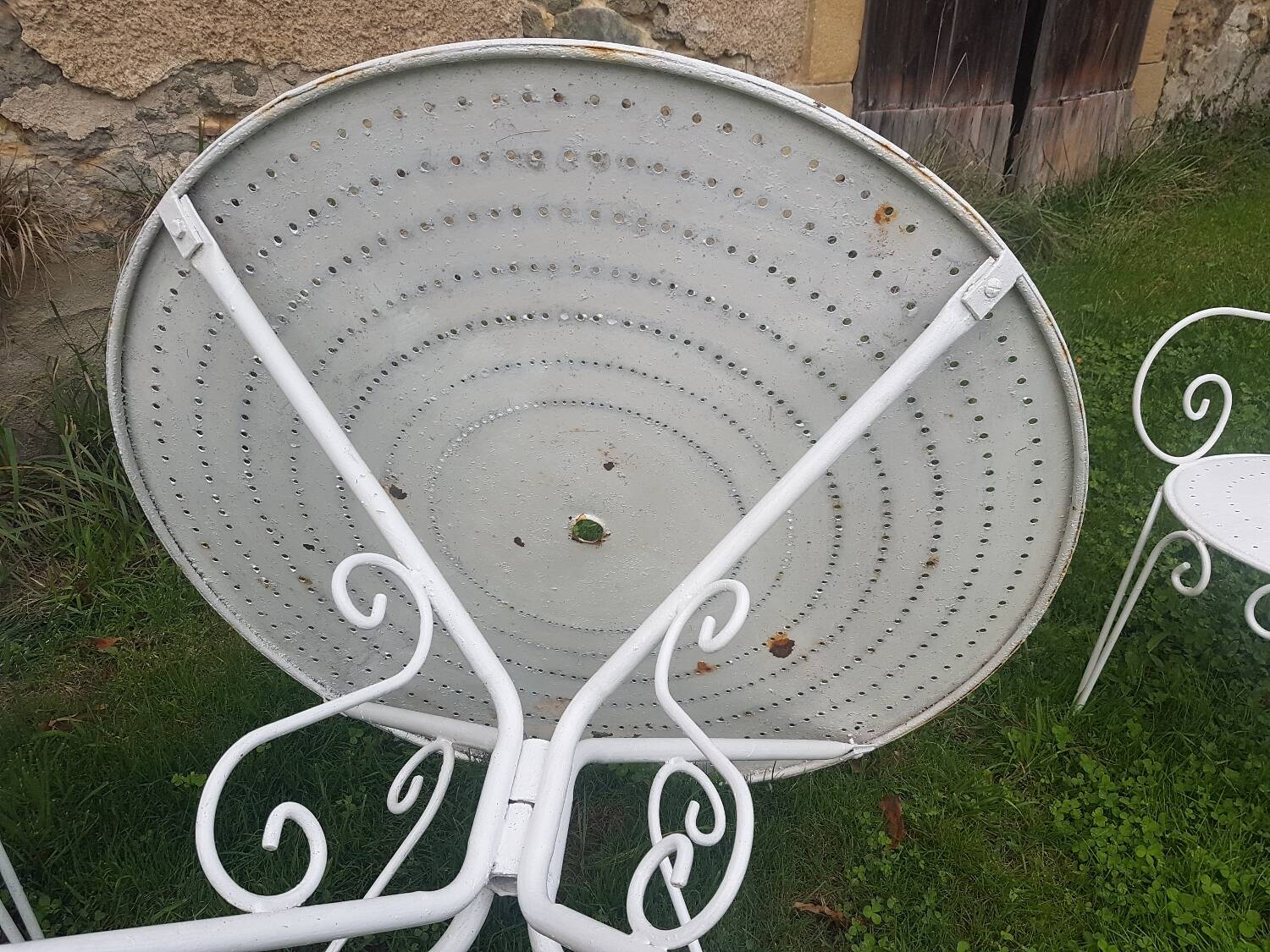 1960s wrought iron garden furniture