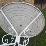 1960s wrought iron garden furniture