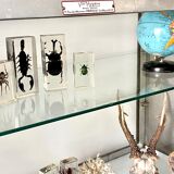 Old stainless steel window