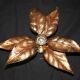 Applique florale de Willy Daro, style Hollywood Regency, 1970.
