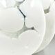 Vintage 70s Glass Table Lamps – White Glass with Metal Stand, Set of 2