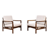 Mid-Century Lounge Chairs by Z. Bączyk, 1960s, Set of 2
