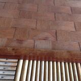 Plateau en bois tressé