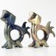 Paire de vases zoomorphes vintage