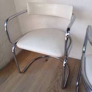 Pair of vintage canteliver armchairs from Zug, Victoria, Switzerland.