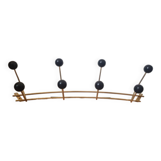 Art deco wall coat rack