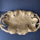 Bronze pocket trays vintage art nouveau vine leaves