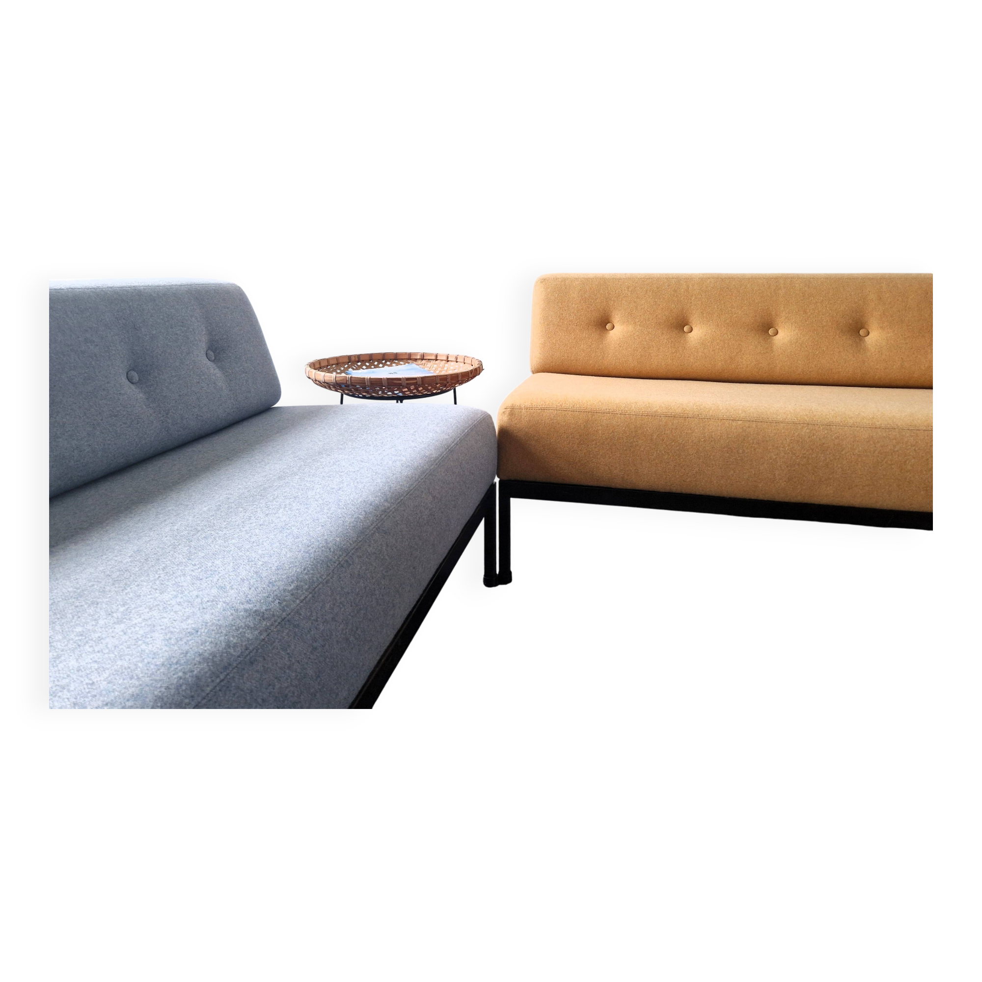 070-series 2-seater sofa by Kho Liang Ie for Artifort, The Netherlands 1964