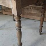 Small farm table with turned legs