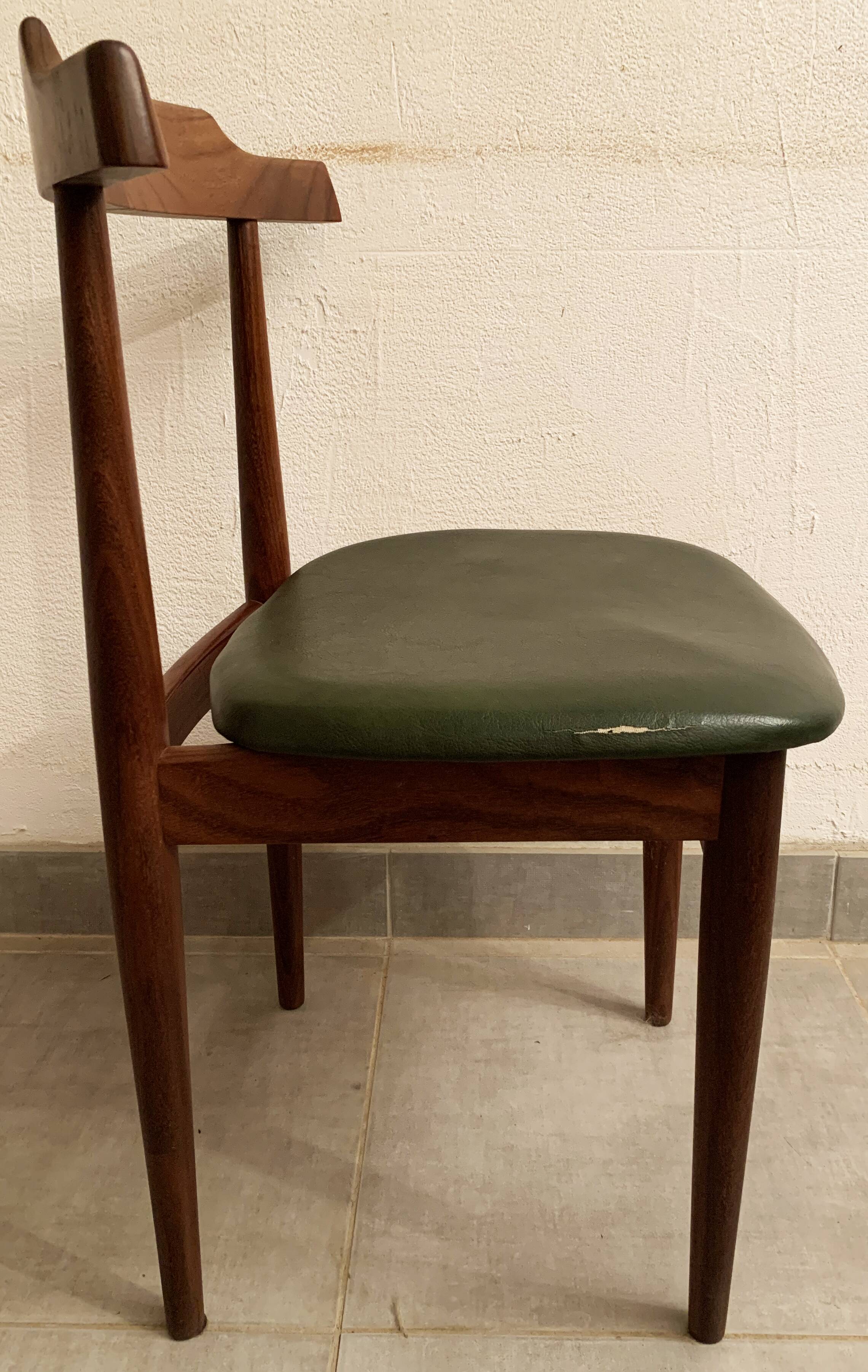 Ensemble de 6 chaises danoises de Hans Olsen pour le fabricant Frem Røjle