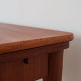 Scandinavian stretch teak table