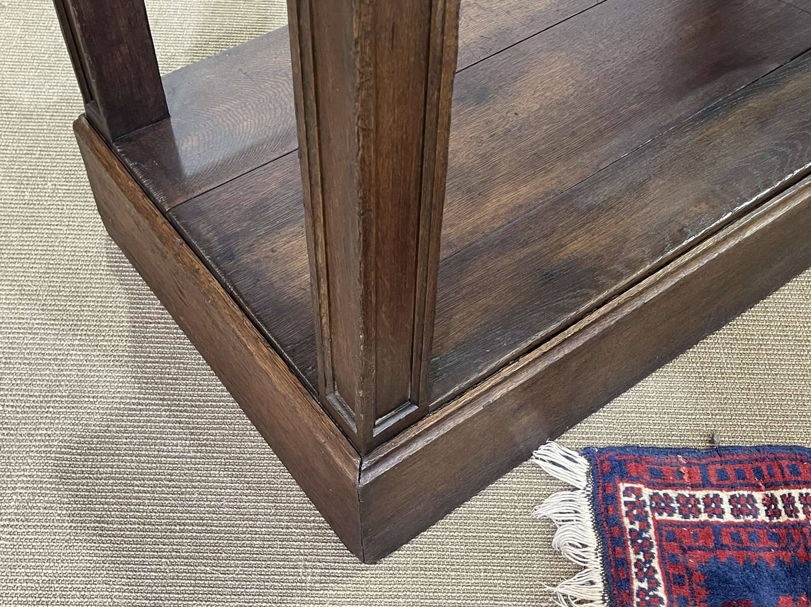 19th century oak draper's table