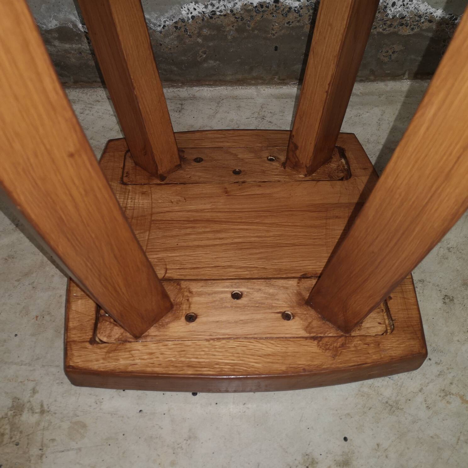 Vintage wooden bar stool