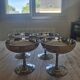 4 Stainless Steel Coupes Letang & Remy 18-10 – Elegant Vintage Style