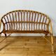 Head and footboard rattan basket