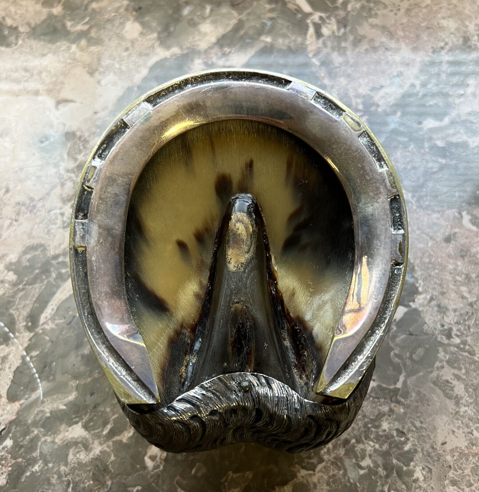 Smoking set three pieces nineteenth century called souvenir