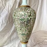 Old large porcelain lamp base - cashmere decor