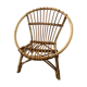 Fauteuil corbeille enfant en rotin
