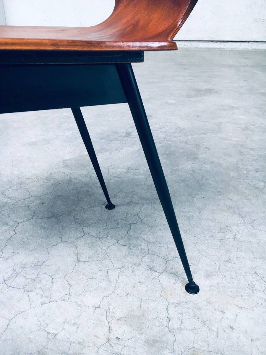 Mid-Century Modern Plywood Side Chairs attributed to Carlo Ratti for Legni Curvati, Italy, 1950s, Set of 3